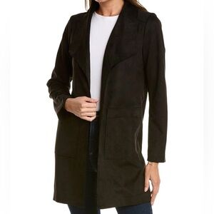 Ellen Tracy NWT Black Faux Suede Jacket